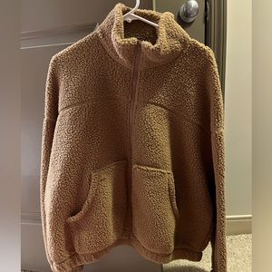 Old Navy Full Zip Sherpa Teddy Jacket